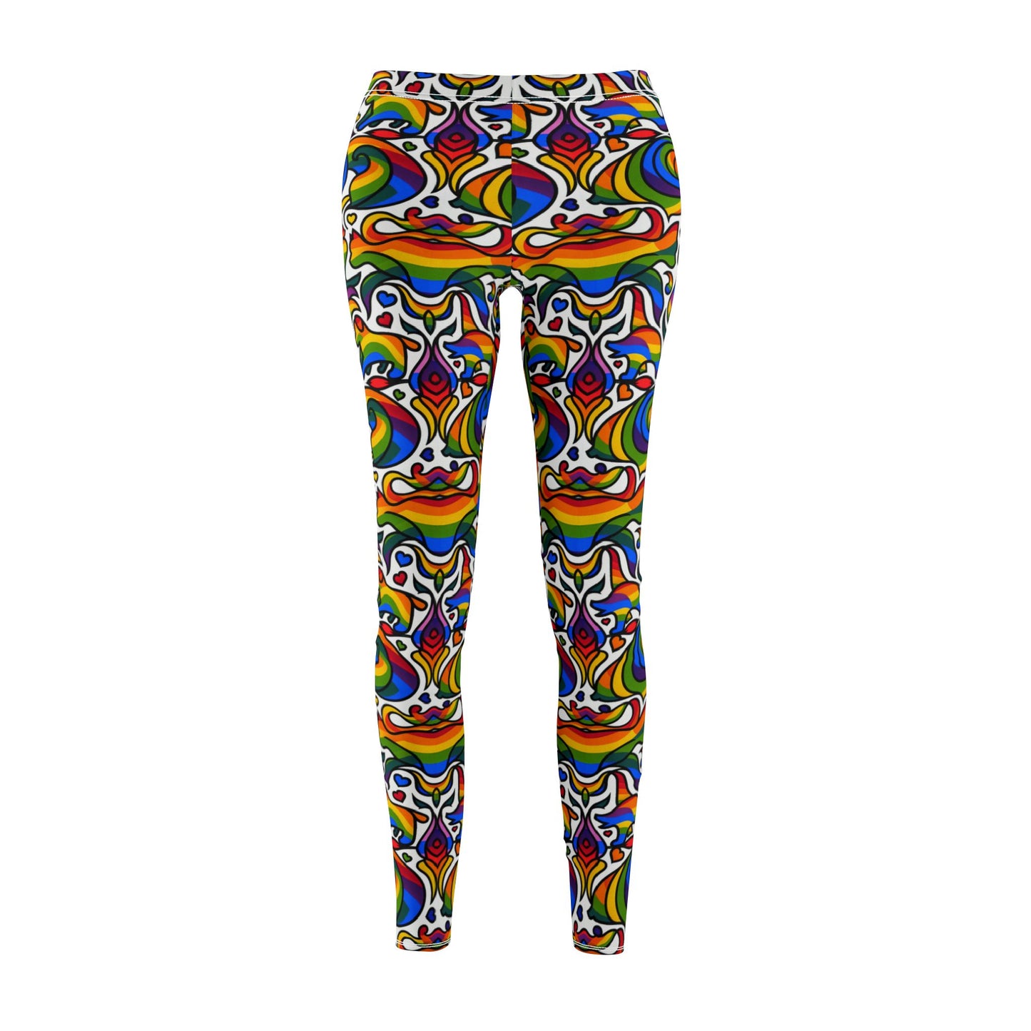 Colorful Yoga Gym Leggings Cats & Dogs pattern - NestlyAura - Colorful Yoga Gym Leggings Cats & Dogs pattern
