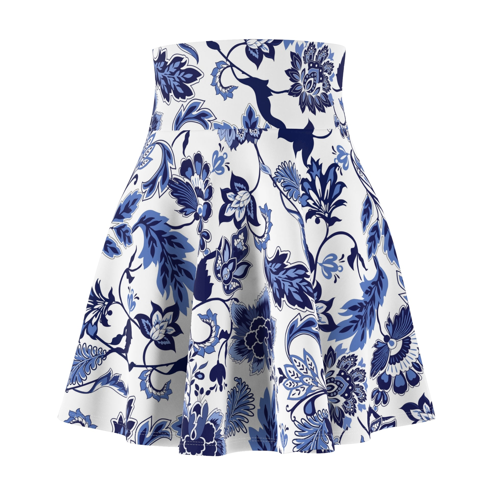 Floral Skater Skirt for Women - A-Line Mini Circle Dance Clothing - NestlyAura