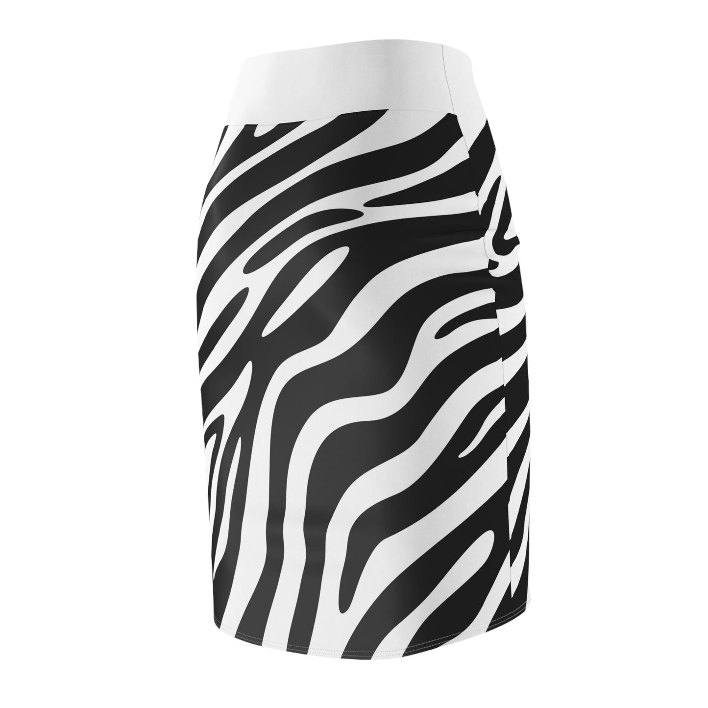 Zebra Print Pencil Skirt