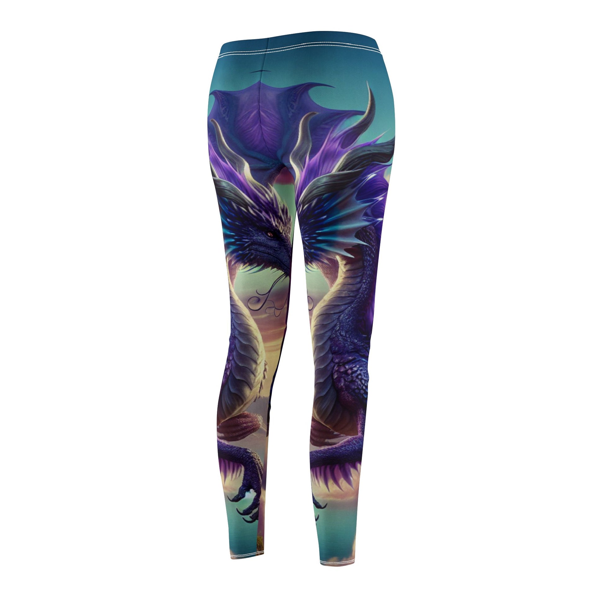 Fantasy Dragon Art Leggings - NestlyAura - Fantasy Dragon Art Leggings