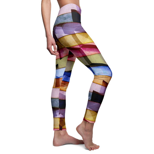Retro Geometric Pattern Leggings