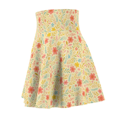 Garden Floral Skater Skirt - NestlyAura - Garden Floral Skater Skirt