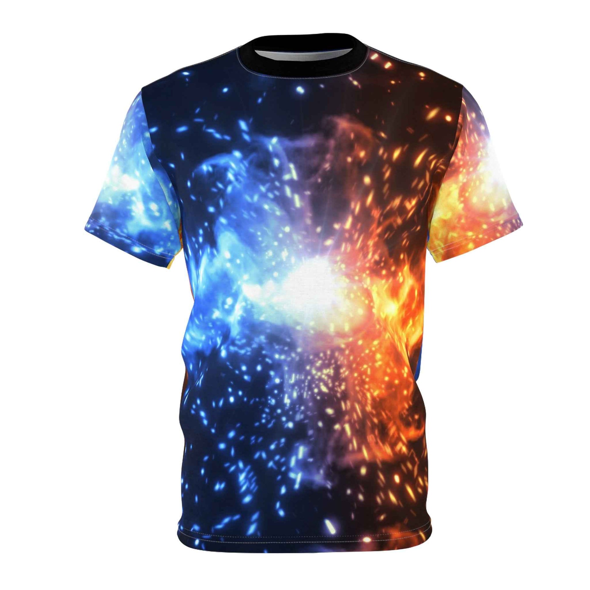 Cosmic Explosion Tee - Vibrant Galaxy Design Unisex T-Shirt