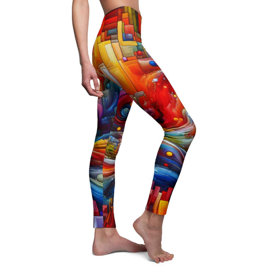 Colorful 3D Leggings for Stylish Comfort and Unique Style