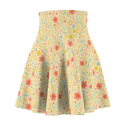 Garden Floral Skater Skirt - NestlyAura - Garden Floral Skater Skirt