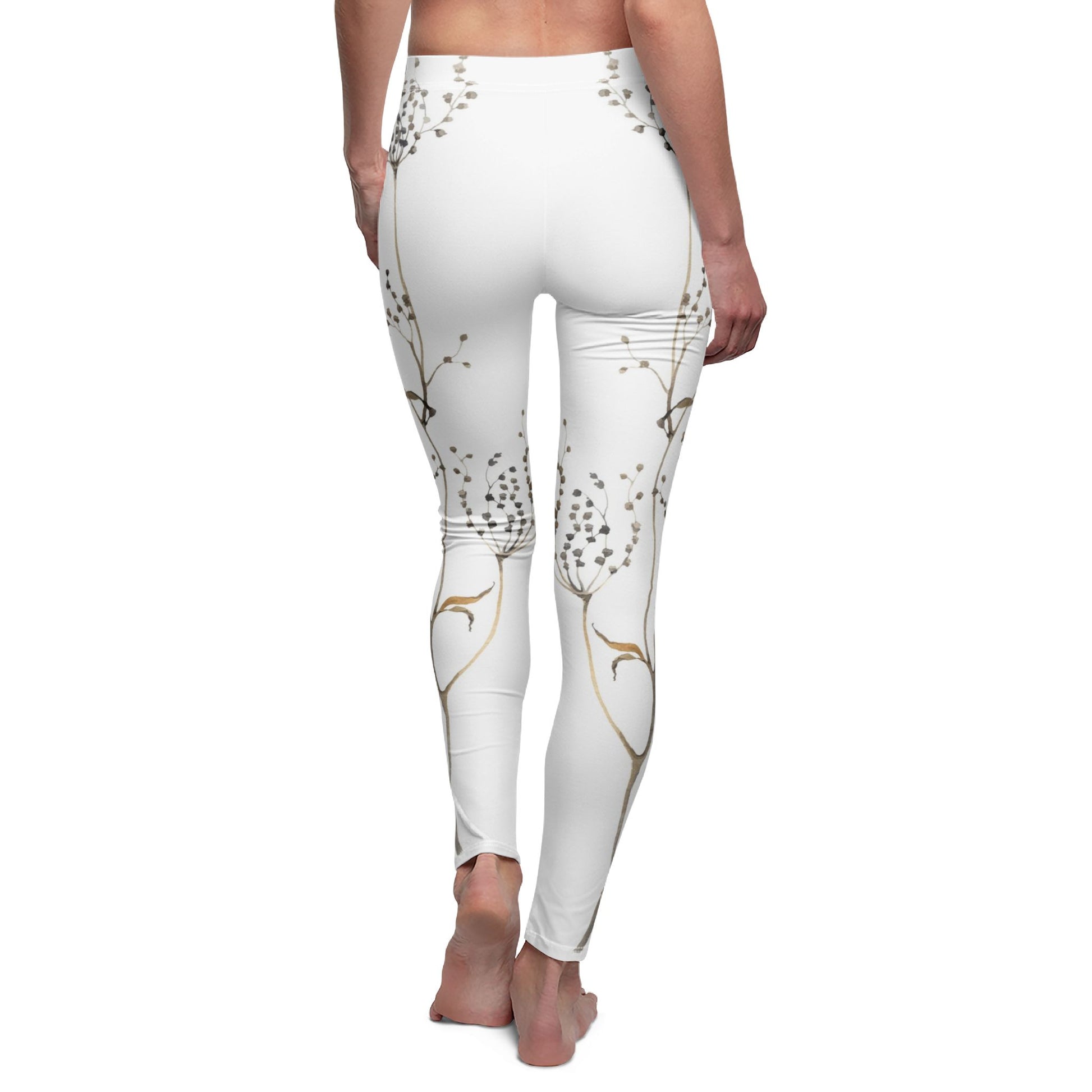Floral Yoga Leggings - NestlyAura - Floral Yoga Leggings