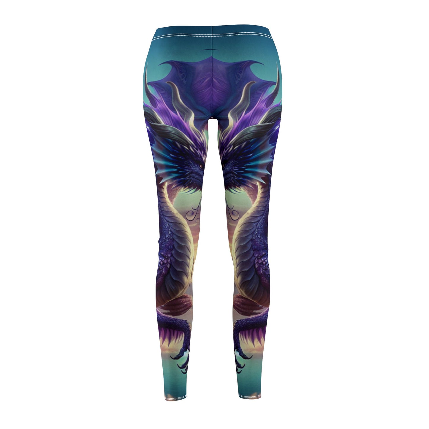 Fantasy Dragon Art Leggings - NestlyAura - Fantasy Dragon Art Leggings