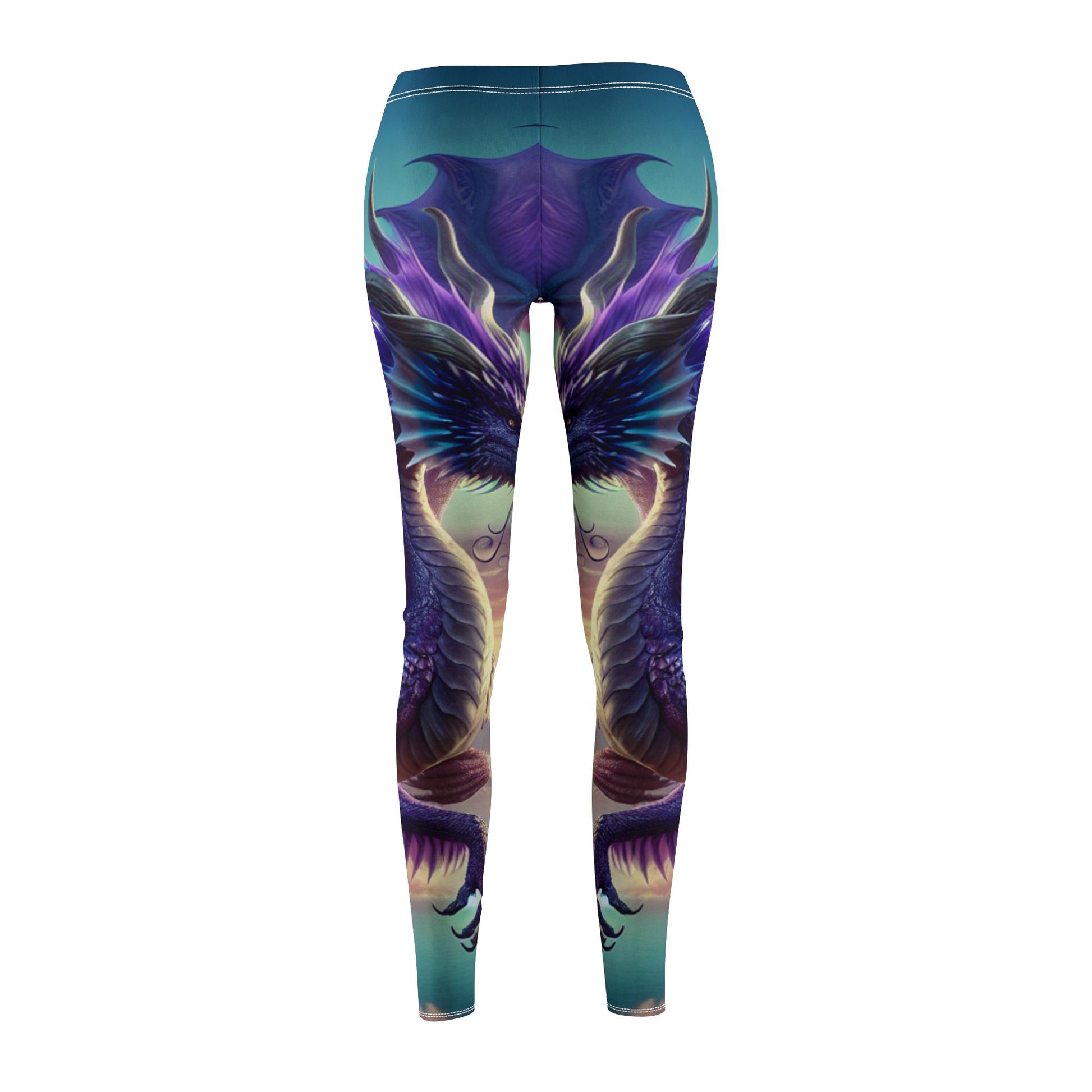 Fantasy Dragon Art Leggings - NestlyAura - Fantasy Dragon Art Leggings