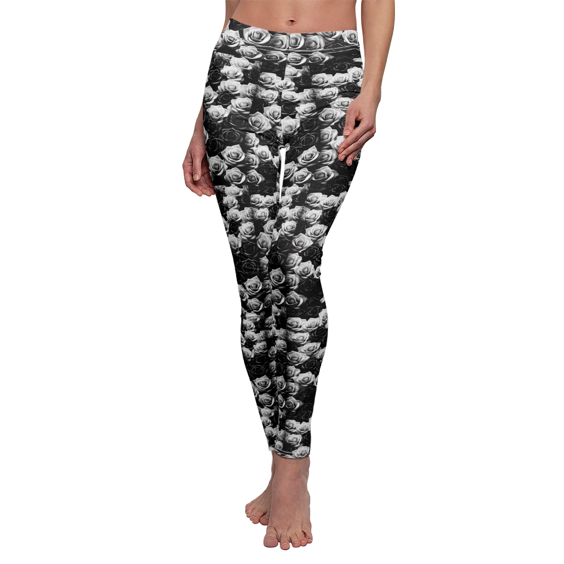 Floral Print Leggings - NestlyAura - Floral Print Leggings