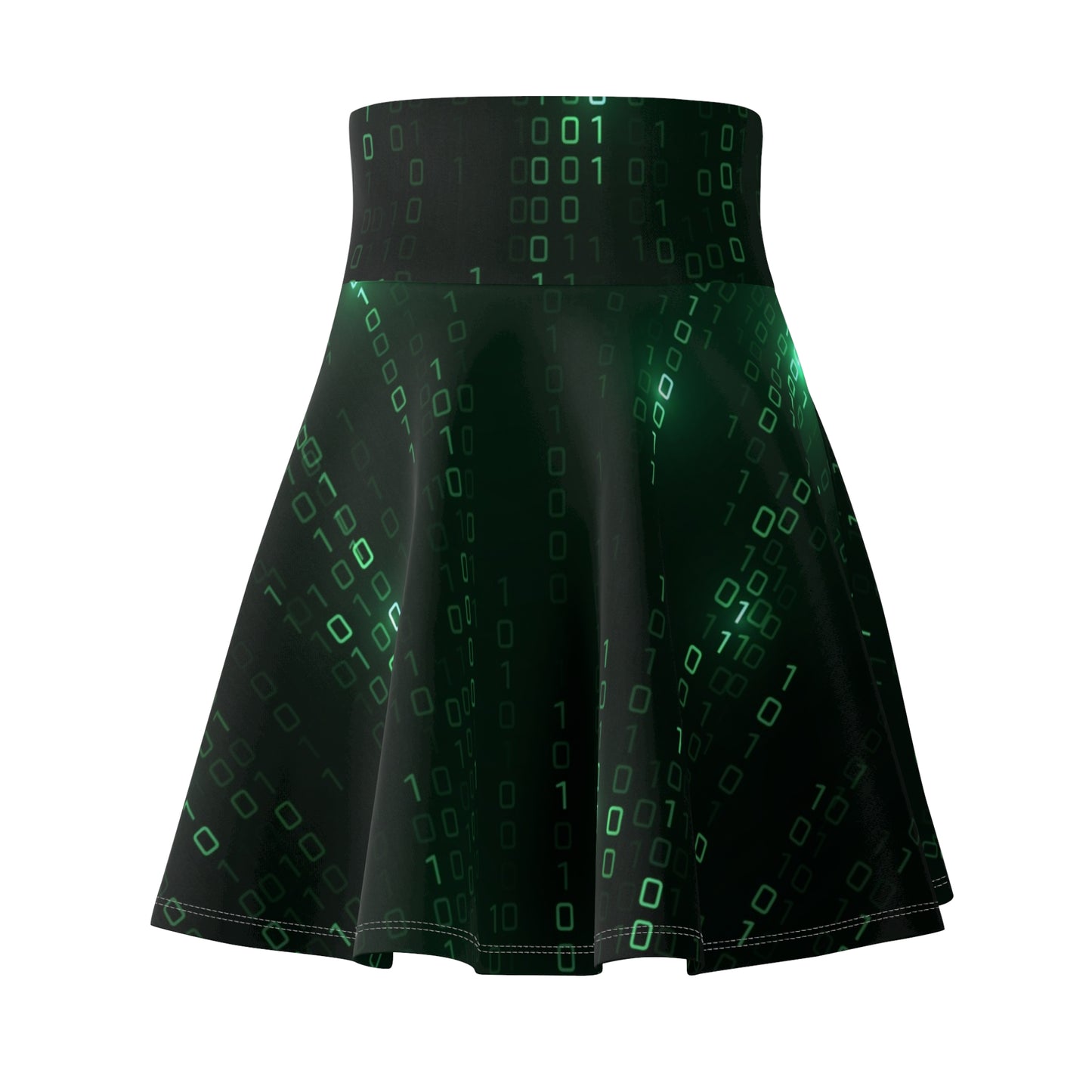 Matrix Skater Skirt - Women's A-Line Skirt for Cyberpunk Fashion and Sci-Fi Costumes