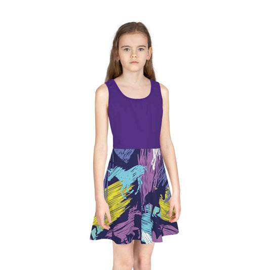 Girls Unicorn Sundress, Whimsical Summer Dress for Girls, Sleeveless Kids Clothing, Birthday Gift