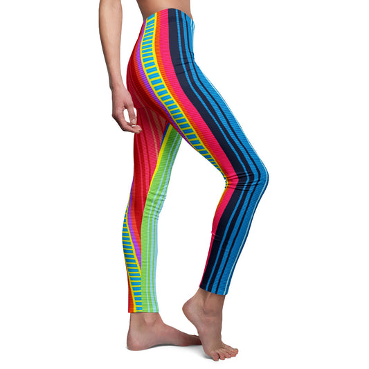 Colorful Striped Leggings