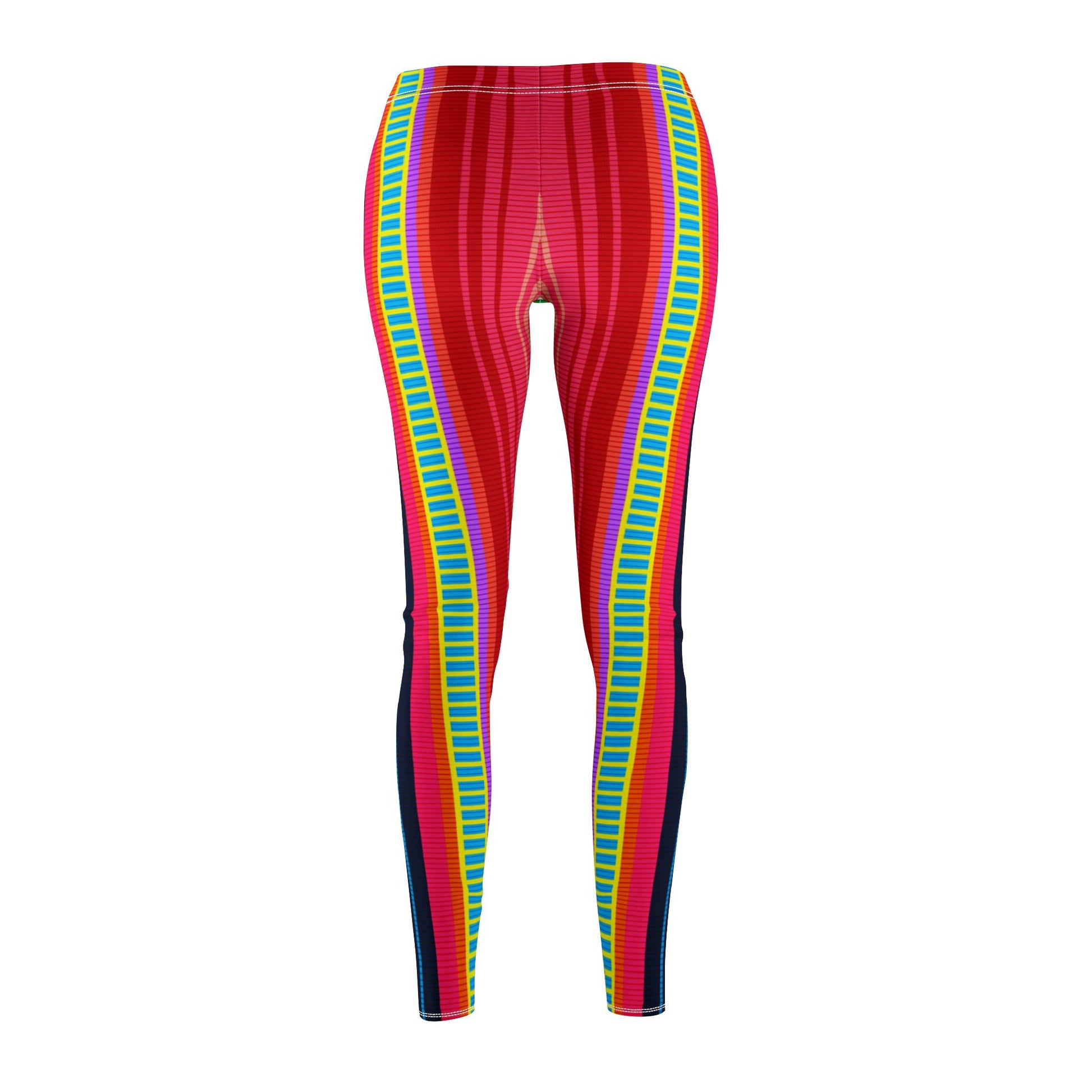 Colorful Striped Leggings - NestlyAura - Colorful Striped Leggings