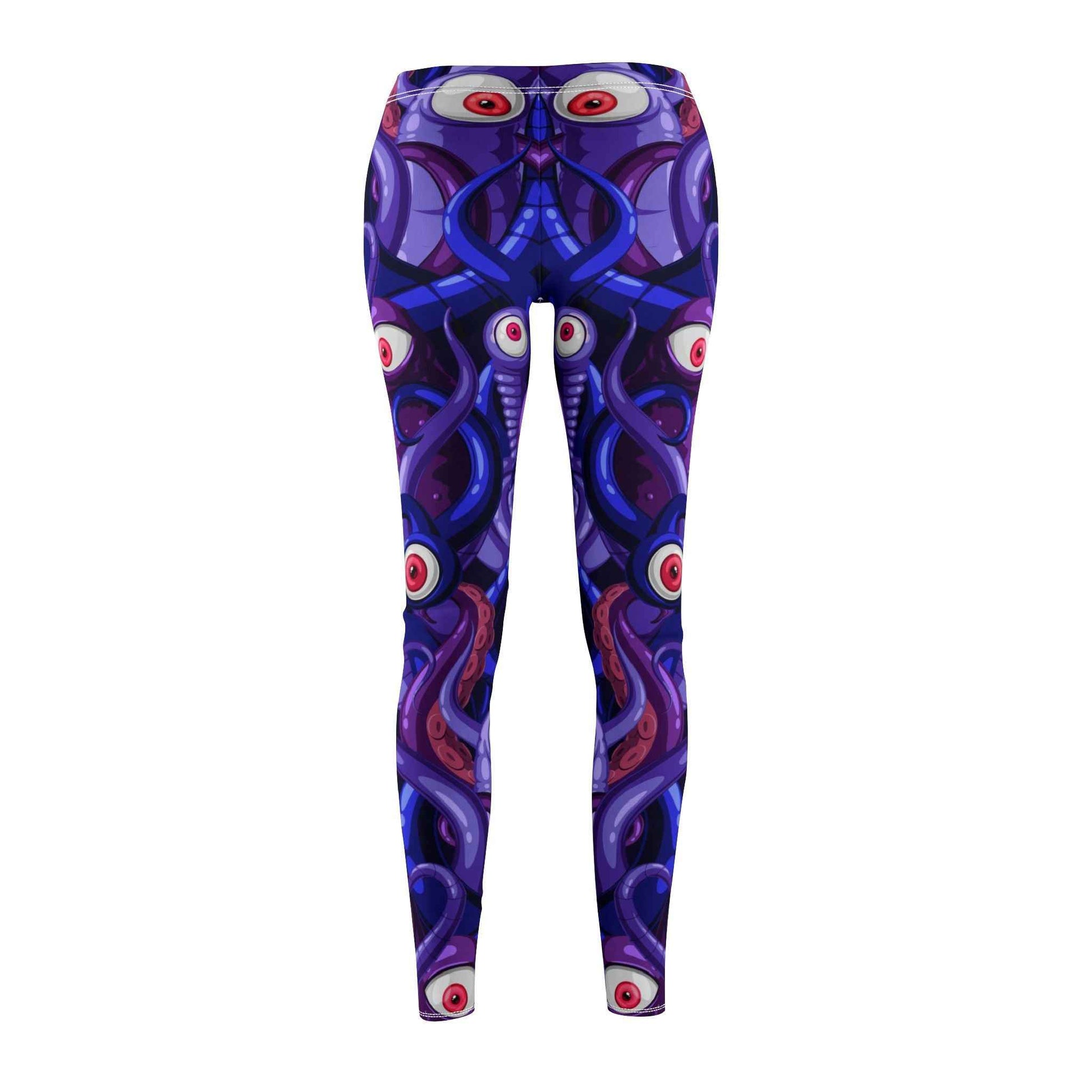 Colorful Graphic Leggings, Funky Printed Tights, Trendy Women's Activewear Pants
