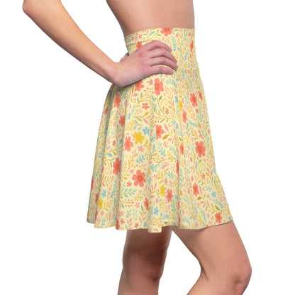 Garden Floral Skater Skirt - NestlyAura - Garden Floral Skater Skirt