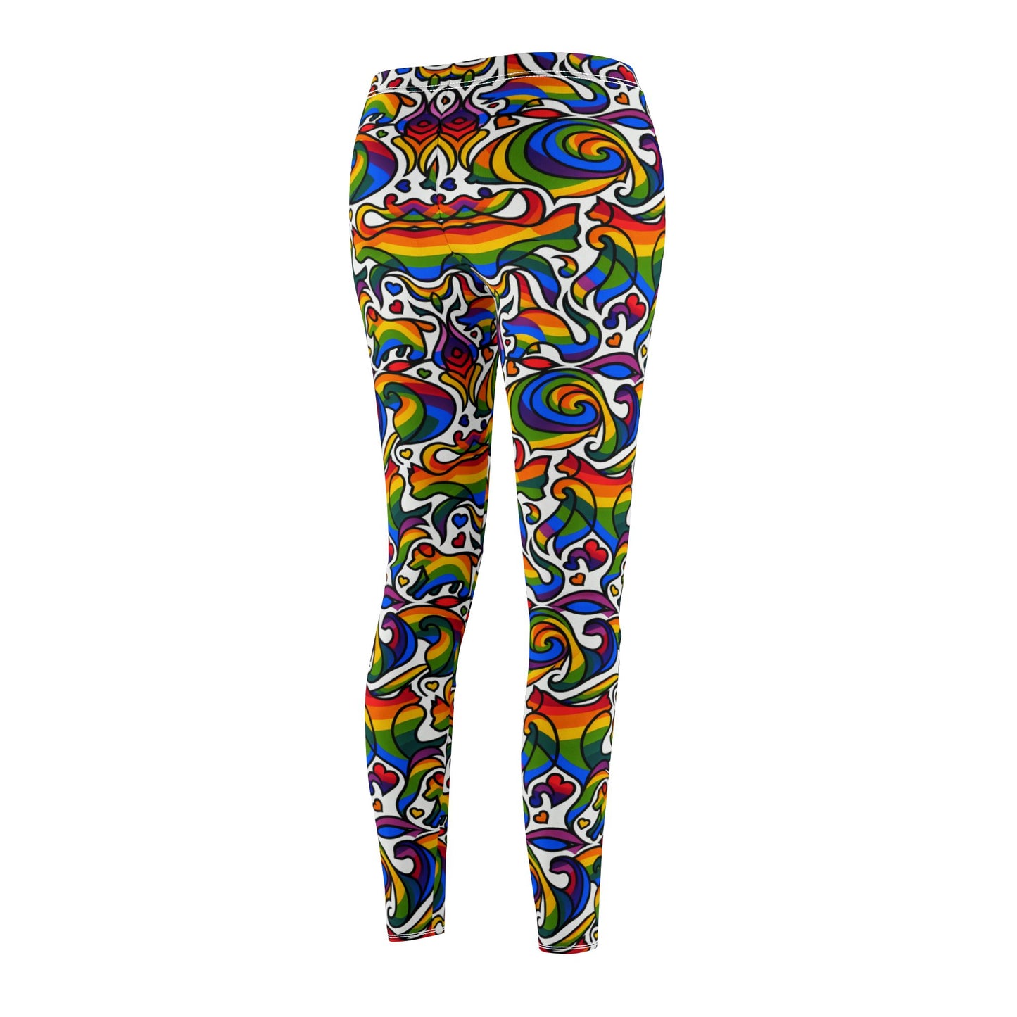 Colorful Yoga Gym Leggings Cats & Dogs pattern - NestlyAura - Colorful Yoga Gym Leggings Cats & Dogs pattern