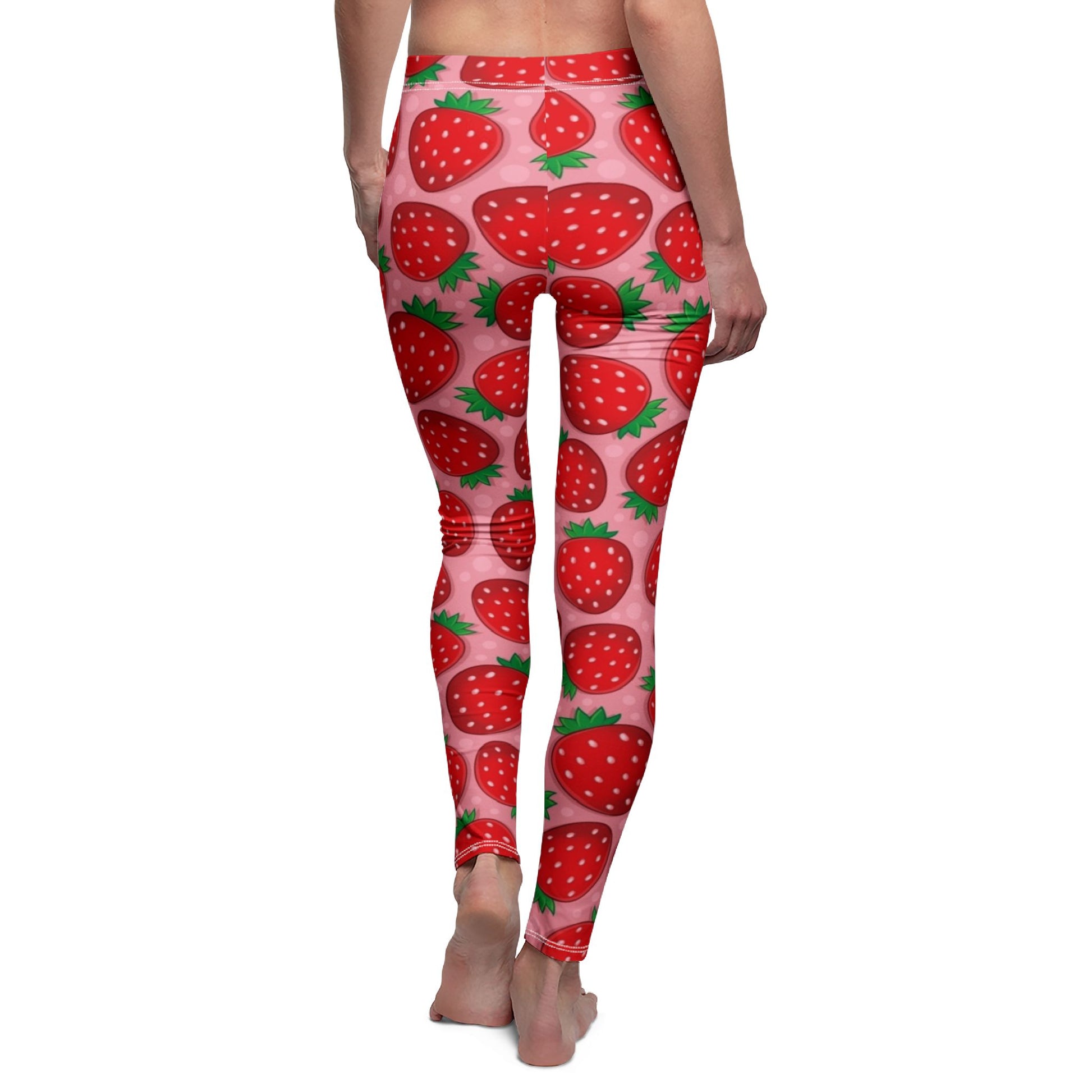 Strawberry Leggings - NestlyAura - Strawberry Leggings